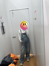 森马史努比IP牛仔裤女阔腿裤春秋背带裤休闲可爱109524124007 实拍图