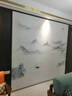 新福壁海墙纸定制3d立体中式水墨山水电视背景墙壁纸客厅壁布卧室墙布壁画 进口无缝彩绘布/平方 实拍图