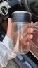创建（Crthl）创健玻璃杯 双层创意车载便携男女士泡茶杯玻璃 茶水分离水杯子 木纹咖 实拍图