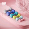 朗威哑铃女士哑铃套装组合小学儿童小哑铃练臂肌塑形初学健身家用器材 【纯铁】丁香紫0.5kg*2儿童/老人 1KG 起【健身塑型】 实拍图