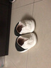 百慕倾臣【羽绒防水 静音蓄热】棉拖鞋女室内外穿家居简约防滑月子棉鞋男 黑色 40-41 (255mm) 适合39-40 实拍图