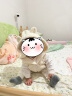 童泰秋冬季婴儿衣服5月-3岁宝宝加绒马甲外出连帽坎肩 米白 90cm 实拍图