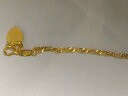 周生生 黄金足金侧身水波纹手链 09240B 计价 17厘米 3.25克 实拍图