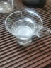 76台湾玻璃公道杯带茶漏茶滤过滤网分茶器茶隔漏斗茶具配件滤茶器 过滤网【无色】+网架 实拍图