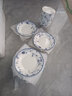 初僖堂青花瓷餐具套装景德镇中式碗碟套装高档送礼家用骨瓷饭碗盘子组合 58件套装【适合10人使用】 实拍图