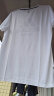 阿迪达斯 （adidas）短袖男2023夏季户外休闲运动服跑步健身速干T恤 白/黑 L  晒单实拍图