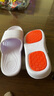 利达妮（TZLDN）孕妇防滑拖鞋女夏季老年人室内居家用浴室洗澡家居防摔凉拖男夏天 紫色 40-41 【适合39-40码】 实拍图