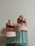 BOTTLED JOY吨吨杯学生水杯耐高温太空杯提绳便携运动水壶塑料杯渐变随手杯 粉蓝云海*tirtan*双饮 0.75L 实拍图