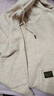 FSHE连帽拉链针织开衫女外套2025外套女春秋新款韩版时尚宽松加厚上衣 米色 L 110/120斤 实拍图