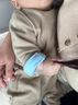 Aengbay昂贝 德绒连体衣冬婴儿套头哈衣保暖睡衣打底内衣宝宝衣服秋冬 绿色 59cm 实拍图