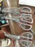 【鸿运当头】红剪刀多功能商用工业用大号剪子厨房不锈钢裁剪线简刀园艺剪花缝纫裁缝专用学生 大红剪刀2把 实拍图
