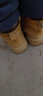 巴布豆（BOBDOG）男童鞋软底加绒二棉鞋儿童靴子冬季新款女童保暖马丁靴 卡其色 30 适合脚长18.2cm 实拍图