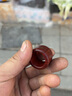 玄同 木质扳指金丝楠阴沉木乌木黄金樟血龙木透光指环中式礼物 血檀扳指 实拍图