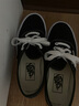 VANS范斯官方 经典款Authentic黑色经典款高街复古帆布鞋 黑色 35 实拍图