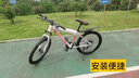 凤凰（Phoenix）山地自行车成人男女学生青少年减震变速越野公路通勤车山地车 24寸白红辐条轮 24速数字指拨（前中后全轴承） 实拍图