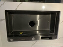 悍高（HIGOLD）厨房304不锈钢手工纳米水槽双阶梯水槽套餐洗碗池洗菜盆水槽套装 窄边68*43-枪灰抽拉龙头 实拍图