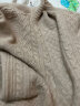 帕什【23秋冬新款】羊绒衫女半高领100%山羊绒7针加厚针织毛衣女PS-06 无染色米驼 XL(125-135斤) 晒单实拍图