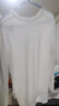 美罗邦（Meloban）100%纯棉长袖t恤男薄款宽松秋衣春秋季纯色打底衫大码上衣服男装 白色【100%纯棉】 5XL【建议190-210斤】 实拍图