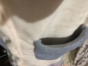 舒杜睡衣女秋冬季玉桂狗加绒中长款睡袍女法兰绒家居服套装 蓝杏玉桂狗睡袍+长裤 L 163-168CM 实拍图