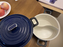 摩飞电器（Morphyrichards）多功能锅一锅多用 电锅炒菜一体不粘锅 分离式电炒锅电煮锅小电锅 鸳鸯电火锅料理锅 3L 轻奢蓝（标配深煮锅+鸳鸯盘） 实拍图