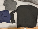 布先生明星同款秋冬季可机洗纯羊毛衫男士毛衣 矿石灰 2XL-185 实拍图