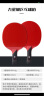 红双喜DHS狂飚九星乒乓球拍横拍专业比赛黑檀芳碳H9002赠球 实拍图
