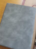 思进 肤感皮面笔记本子加厚皮质记事本工作商务办公人士简约a5会议记录本文艺精致复古日记本办公用 A6-160页【灰色】 实拍图