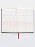 无印良品（MUJI）PVC封面月周记笔记本/2024年12月开始 2025手账本计划本记事本日程本本 88张/深灰色/B6 实拍图