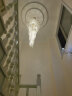 思洛迪  欧式水晶大吊灯复式楼客厅灯酒店大堂灯别墅旋转楼梯吊灯 直径55 高1米8 送三色LED光源 晒单实拍图