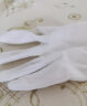 爱帝尔 纯棉礼仪白手套 白色棉质手套 马术交通白色手套检阅表演手套 60双装 晒单实拍图