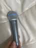 SHURE舒尔beta58a麦克风 有线话筒 小蓝圈 专业舞台演出直播K歌录音手持动圈家用唱K歌麦克风声卡套装 BETA58A 标配【送5米卡侬电脑声卡线】 实拍图