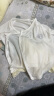 小三月新生婴儿衣服夏天薄款上衣0-1岁半男女宝宝夏季长袖莫代尔空调服 F2（黄+白）2件 73码，16-18斤宝宝 晒单实拍图