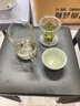 梓童 红茶泡茶杯茶水分离玻璃加厚公道杯子绿茶耐高温冲茶器功夫茶具 TS510泡茶杯白把 实拍图