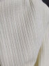 冬晰雪尼尔阔腿裤女春秋冬季加绒高腰垂感宽松保暖窄版灯芯绒休闲裤 米白色（加绒款）【小个子款】 S（适合80-95斤） 实拍图