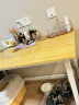 舒客艺家 电脑桌台式小户型小桌子家用学习桌写字办公书桌电竞长条桌子 木纹白架单桌120*60*74 加固电脑桌 晒单实拍图