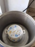 友来福燕窝炖盅陶瓷带盖子隔水蒸蛋碗家用内胆蒸汤盅炖罐单盖兰花0.45L 实拍图