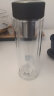 万象（WANXIANG）玻璃杯V20SL商务办公礼盒装双层高硼硅材质家用带滤网水杯 实拍图