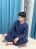 天蚕睡衣男夏季2026年新款80S莫代尔长袖春秋薄款大码家居服礼盒套装 实拍图