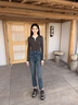 靖话欧货老爹鞋女2026春夏季新款小个子增高6cm休闲鞋百搭时尚运动鞋 黑色 单层 37 (235mm) 实拍图