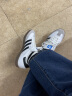 adidas苏翊鸣同款「T头鞋」SAMBA OG复古板鞋男女阿迪达斯三叶草 白/黑/浅灰 38(235mm)推荐选大半码 实拍图