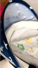禾孕便携式床中床婴儿0-3岁防惊跳宝宝外出新生儿bb防吐奶斜坡睡篮 星空蓝+遮阳棚 晒单实拍图