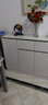 徒芸实木岩板餐边柜现代简约客厅靠墙茶水柜家用厨房大容量收纳储物柜 【轻奢灰】200*40*90cm 实拍图