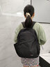 贝依美轻便双肩包女士新款时尚男运动登山包大容量徒步旅行背包旅游书包 黑色 小号 实拍图