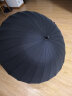 美度（MAYDU）防暴雨伞长柄直杆伞高尔夫晴雨伞抗风户外雨伞 M1123黑色 实拍图