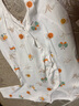贝乐咿新生儿衣服秋季冬款刚出生婴儿和尚服连体衣纯棉初生宝宝哈衣爬服 5136大吉大利+1997苹果熊 59cm （建议1-3个月） 实拍图
