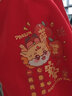 真维斯儿童加绒套装秋冬款男孩新年款拜年服洋气卫衣保暖卫裤男童 【新年套装】红+黑/蛇字福 140 实拍图