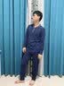 天蚕睡衣男夏季2026年新款80S莫代尔长袖春秋薄款大码家居服礼盒套装 实拍图