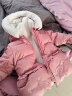 戴维贝拉（DAVE＆BELLA）保暖女童羽绒服幼童儿童羽绒衣幼儿冬装宝宝上衣幼童羽绒外套女孩 灰粉色 100cm（建议身高90-100cm） 实拍图