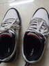 特步男鞋跑步鞋子男秋冬季皮面运动休闲鞋复古防滑耐磨旅游轻便慢跑鞋 白黑灰-067 41 实拍图