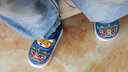 卉仁婴儿手工布鞋男女虎头鞋儿童宝宝纯棉千层底小孩0-1-2-3岁软底秋  绣花蓝色防滑底 单鞋 15码 内长14.0cm 建议18-22个月 实拍图